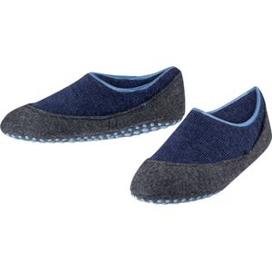 FALKE Cosyshoe antislip noppen merinowol huissokken pantoffels kinderen blauw