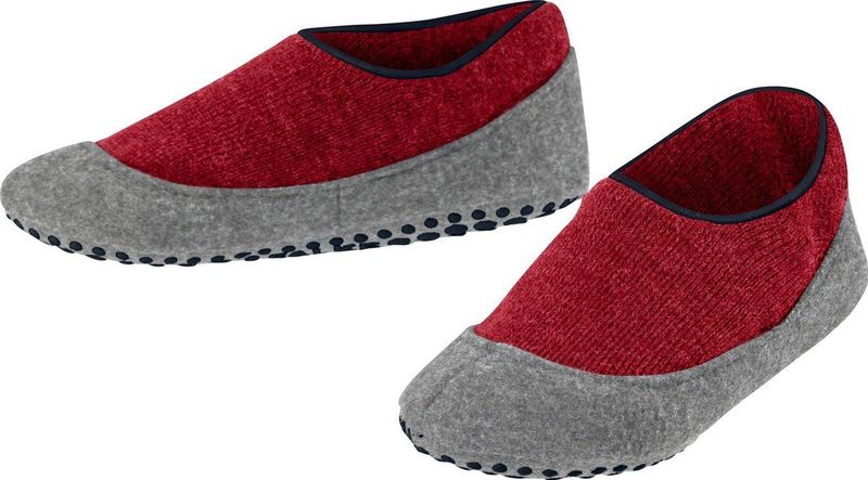 FALKE Cosyshoe antislip noppen merinowol huissokken pantoffels kinderen blauw