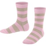 FALKE - Happy Stripe - Kindersokken - Beige - 2-Pack van duurzaam katoen