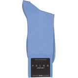 FALKE - Airport - Wol Katoen Sokken - Blauw - Maat 45-46