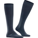 FALKE - Airport - Kniekousen - Blauw - Wol, 1 Paar, Maat 45-46