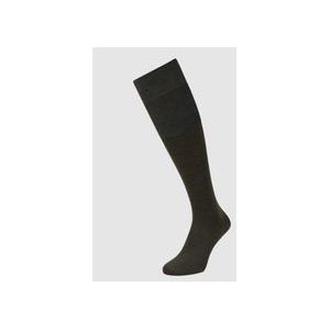 FALKE - Airport - Kniekousen - Groen Melange - Wol Katoen - 1 Paar