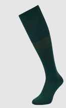 Falke - Airport - Herenkniekousen - Effen Zwart - Merinowol/Katoen