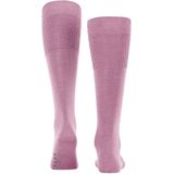FALKE Airport lange sokken voor heren, ademend, klimaatregulerend, geurremmend, wol, katoen, hoog, dun, effen, elegant, platte teennaad, 1 paar, Roze (Light Pink 8276)