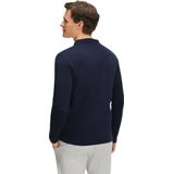 FALKE - Heren Polo Shirt - Blauw - 100% Peruaans Pimakatoen - 280 g/m²