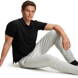 FALKE - Heren Polo - Blauw - 100% Peruaans Pimakatoen - Piqué 190 g/m²