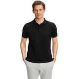 FALKE - Heren Polo - Blauw - 100% Peruaans Pimakatoen - Piqué 190 g/m²