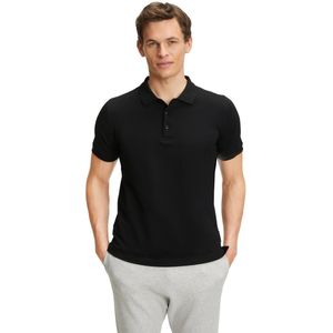 FALKE - Heren Polo - Blauw - 100% Peruaans Pimakatoen - Piqué 190 g/m²