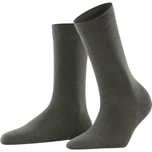 FALKE Softmerino damessokken, olijfgroen (military)