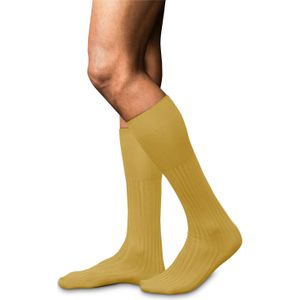 FALKE - No. 13 Finest Piuma Cotton - Kniekousen - Okergeel