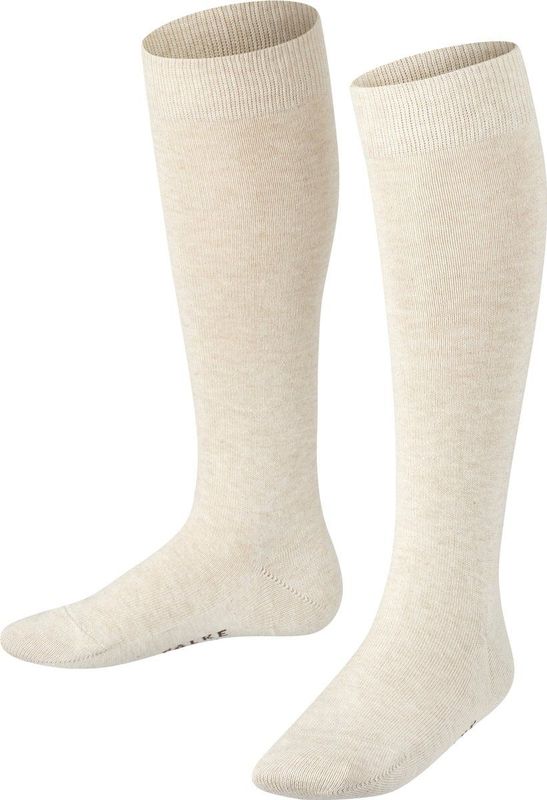 FALKE - Family - Kniekousen - Beige - Duurzaam Katoen, Maat 35-38