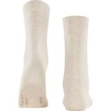 FALKE - Family W So - Damessokken - Beige Sand Melange - Gemaakt van Katoen, Verstevigd, Pluisvrij