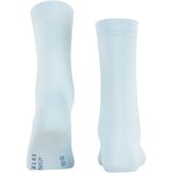 FALKE - Family - Dames Sokken - Blauw - Duurzaam Katoen - Mid-rise - Ondoorzichtig