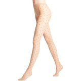 FALKE - Dot Bicolor - Panty - Huidskleur - Transparant Materiaal 15 DEN