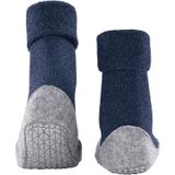 FALKE Dames Stopper sokken Cosyshoe W Hp wol Noppen op de zool 1 paar, Blauw Marine Melange 6794, 37/38 EU