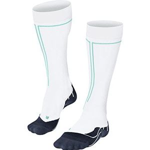 FALKE Dames HardloopSokken RU Compression Energy W KH Functioneel Material Met compressie 1 Paar, Wit (Off-White 2010) - Kuitomwang W2, 35-38