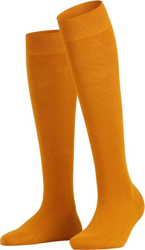FALKE - Family - Kniekousen - Geel - Katoen - 1 Paar