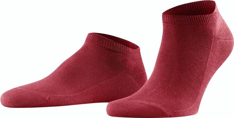 FALKE - Family - Korte Sokken - Rood Scarlet - Katoen - 1 Paar