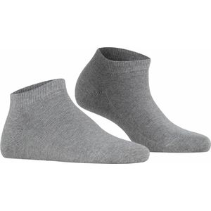 FALKE Family Sneakersokken - Grijs - Katoen - Ademend - Versterkte Stresszones