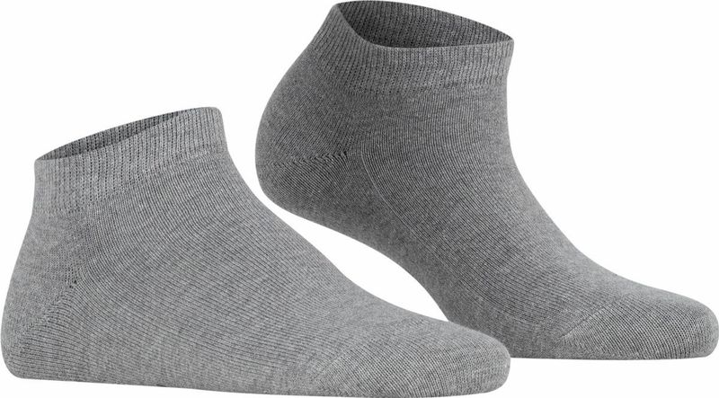FALKE Family Sneakersokken - Grijs - Katoen - Ademend - Versterkte Stresszones