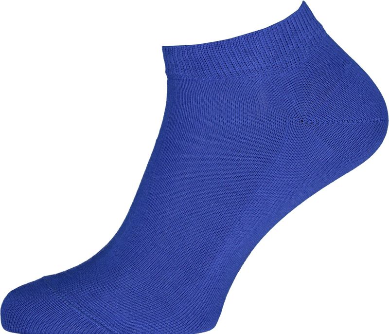 FALKE Dames Korte sokken Family W Sn katoen kort eenkleurig 1 paar, Blauw Imperial 6065, 35-38