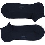 FALKE Dames Korte sokken Family W Sn katoen kort eenkleurig 1 paar, Blauw Marine 6129, 35-38