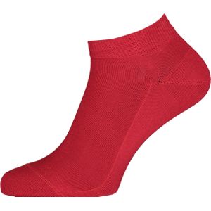 FALKE Family dames enkelsokken, katoen, rood (scarlet)