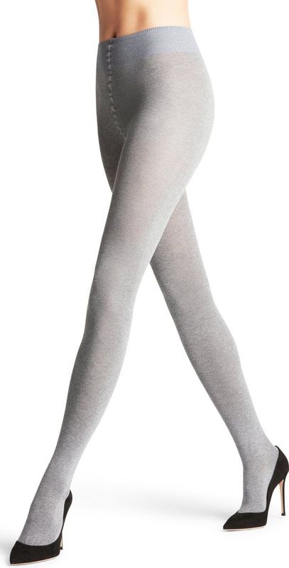 FALKE Family duurzaam katoen maillot dames grijs - Maat 40-42