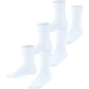 FALKE - Family - Kindersokken - Wit - 3-Pack van duurzaam katoen
