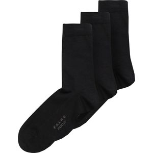FALKE - Family - Kindersokken - Zwart - 3-Pack - Duurzaam Katoen