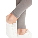 FALKE Softmerino warme ademende fijne wol leggings dames grijs - Maat 36-38