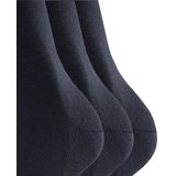 FALKE - Family Sokken - Blauw - Katoen - 3 Paar