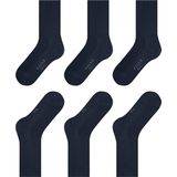 FALKE - Family Sokken - Blauw - Katoen - 3 Paar