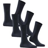 FALKE - Family Sokken - Blauw - Katoen - 3 Paar