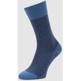 FALKE - Sensitive Herringbone - Huissokken - Bruin Dusty Blue - 1 paar