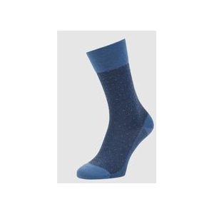 FALKE - Sensitive Herringbone - Huissokken - Bruin Dusty Blue - 1 paar