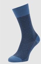 FALKE - Sensitive Herringbone - Huissokken - Bruin Dusty Blue - 1 paar
