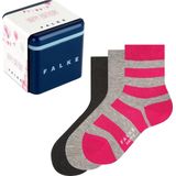 FALKE Sokken - 3 Paar Grijs Melange/Roze