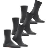 FALKE - Run - Sportsokken - Grijs - Katoen - 3-Pack