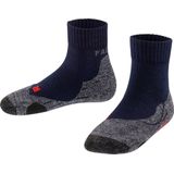 FALKE - TK2 - Wandelsokken - Blauw - Medium Padding - Merinowol - Kinderen