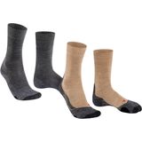 Falke - TK2 Bundle - Wandelsokken - Grijs Bruin - Set van 2