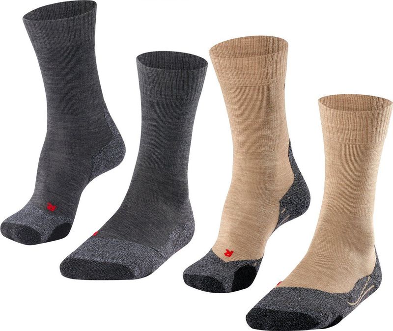 Falke - TK2 - Wandelsokken - Kleurmix - Merinowol - Medium Polstering