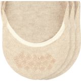 FALKE Step High Cut 3-Pack onzichtbare antislip duurzaam katoen multipack footies heren zwart - Maat 47-50