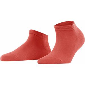 FALKE - Family - Damessneakersokken - Rood - Biologisch Katoen, Antislip, 1 Paar, 35-38 EU