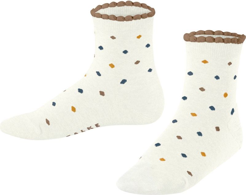 FALKE - Multidot K Sso - Sokken - Wit Off-White - 1 paar - Katoen