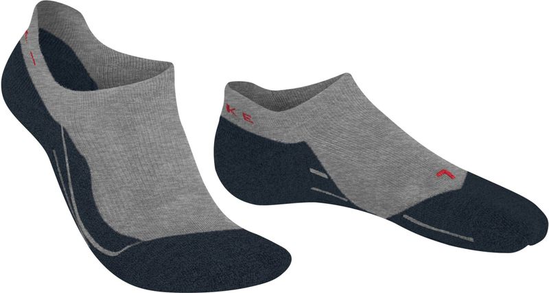 FALKE - RU3 Comfort Invisible - Hardloopsokken - Grijs - Veganistisch Lyocell-mix