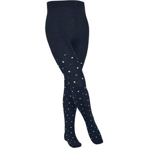 FALKE - Multidot - Panty - Blauw - Dun Gedessineerd Katoen - Kinderen