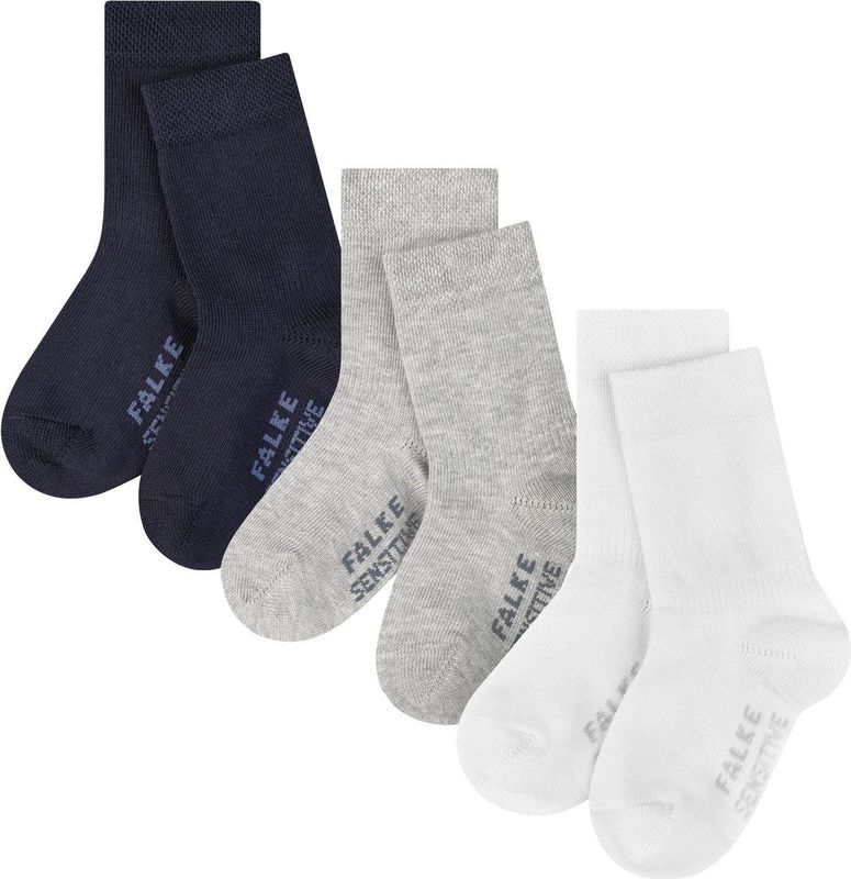 FALKE Sensitive - 3-Pack Huissokken - Veelkleurig - Katoen