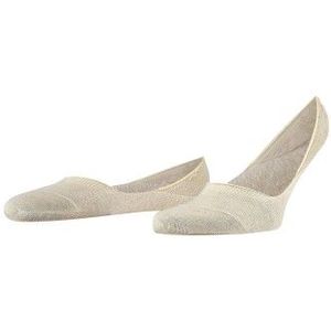 FALKE Step Medium Cut Box onzichtbare antislip kousenvoetjes duurzaam katoen footies heren beige - Maat 45-46