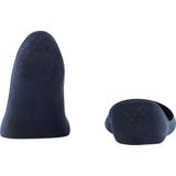 FALKE Step Medium Cut Box onzichtbare antislip kousenvoetjes duurzaam katoen footies heren blauw - Maat 39-40